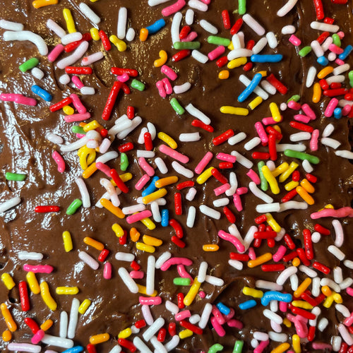 Nutella Confetti Brownies